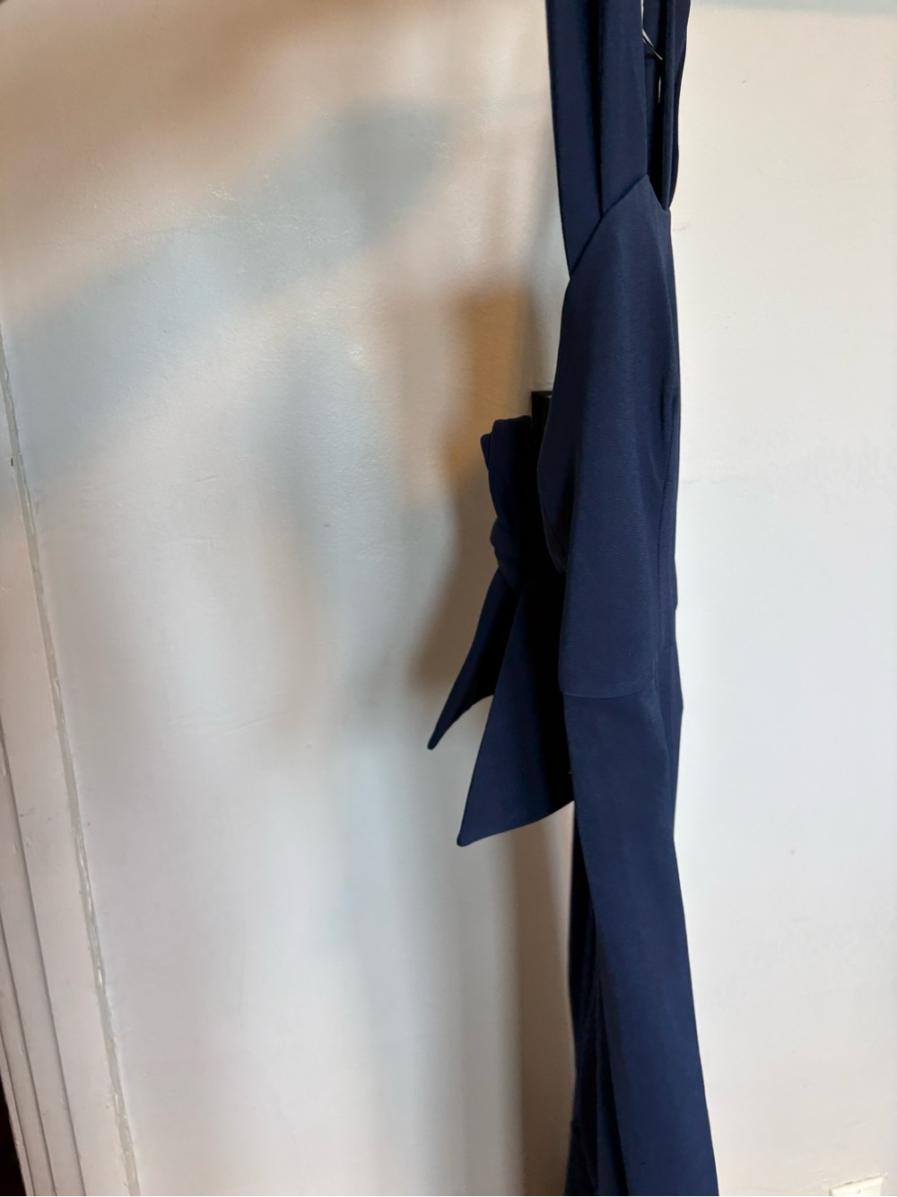 Club Monaco Navy Square-Neck Wide-Leg Jumpsuit - Picture 7 of 10
